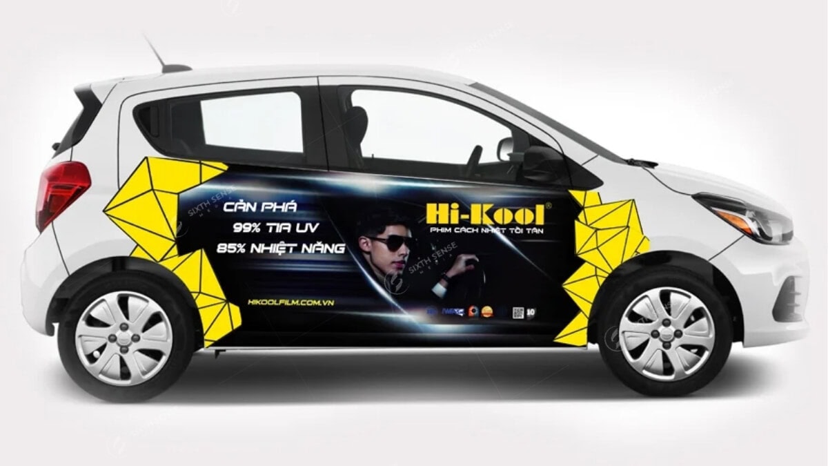 Mẫu Thiết Kế Decal Quảng Cáo Ô Tô 5