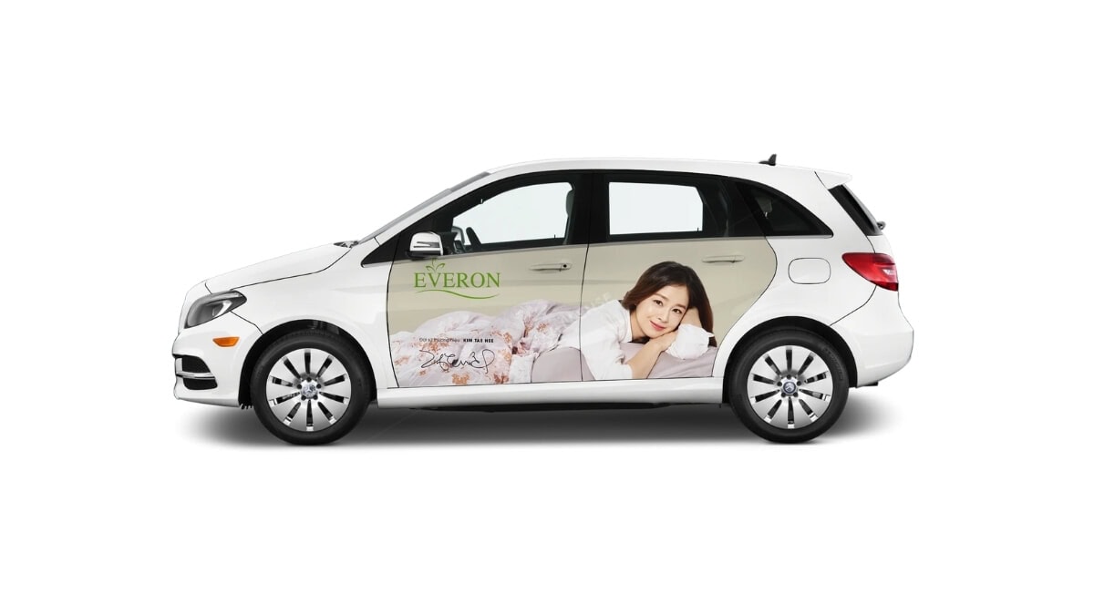 Mẫu Thiết Kế Decal Quảng Cáo Ô Tô 6