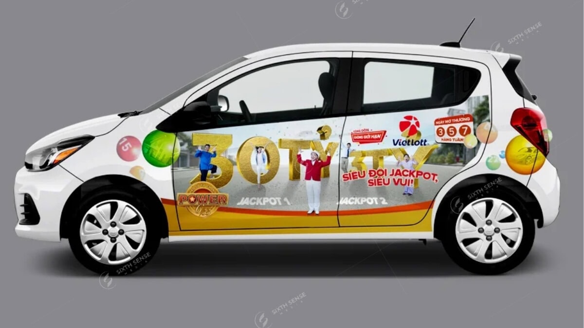 Mẫu Thiết Kế Decal Quảng Cáo Ô Tô 8
