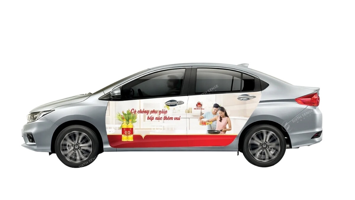 Mẫu Thiết Kế Decal Quảng Cáo Ô Tô 9