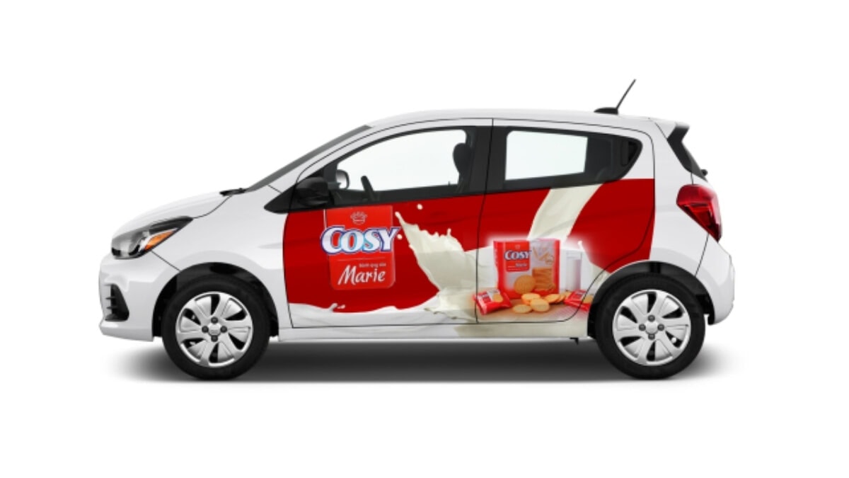 Mẫu Thiết Kế Decal Quảng Cáo Ô Tô 1