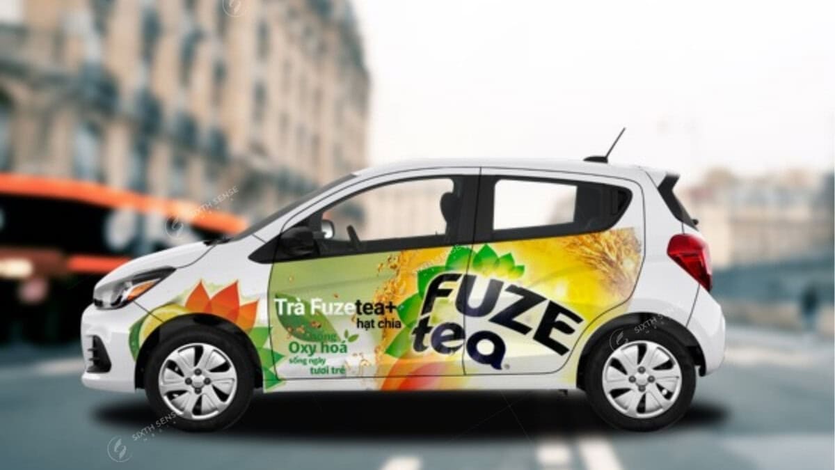 Mẫu Thiết Kế Decal Quảng Cáo Ô Tô 2