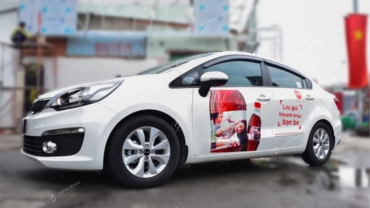 Mẫu Thiết Kế Decal Quảng Cáo Ô Tô 3