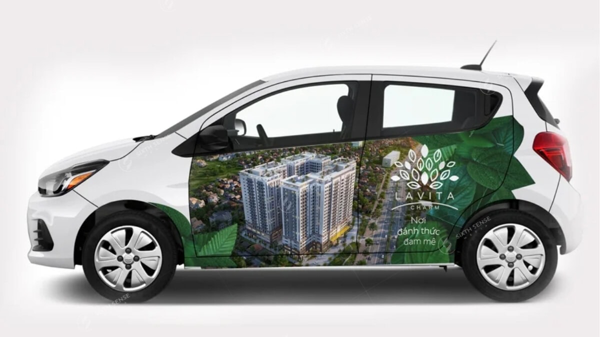 Mẫu Thiết Kế Decal Quảng Cáo Ô Tô 4