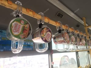 Chiến dịch quảng cáo Mì Cung Đình ấn tượng trên xe buýt Hà Nội