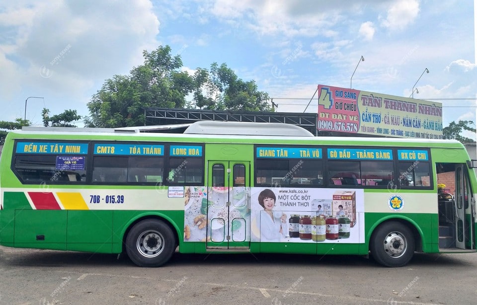 KKOH quảng cáo trên xe bus tại Đồng Nai