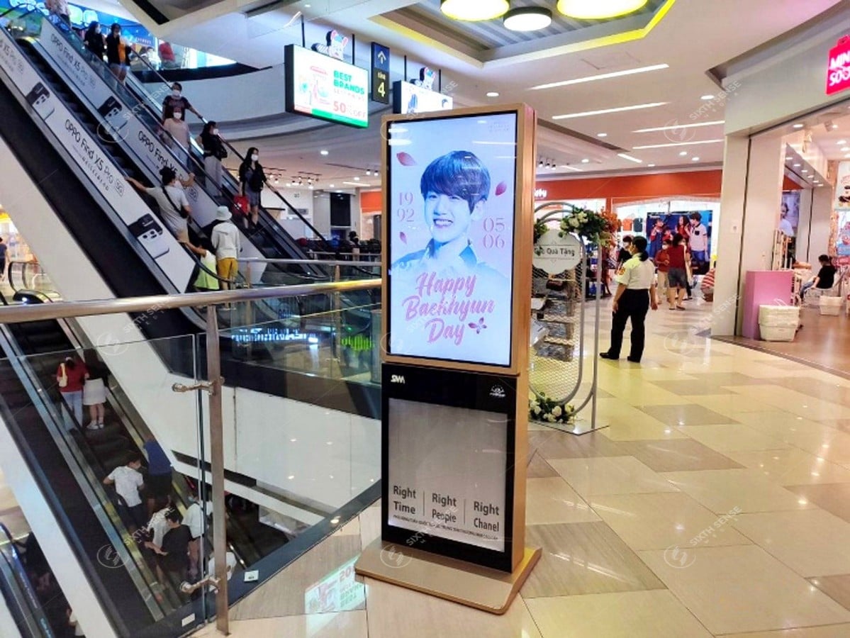 Project chúc mừng sinh nhật Baekhyun (EXO) trên hệ thống màn hình Led tại Vạn Hạnh Mall