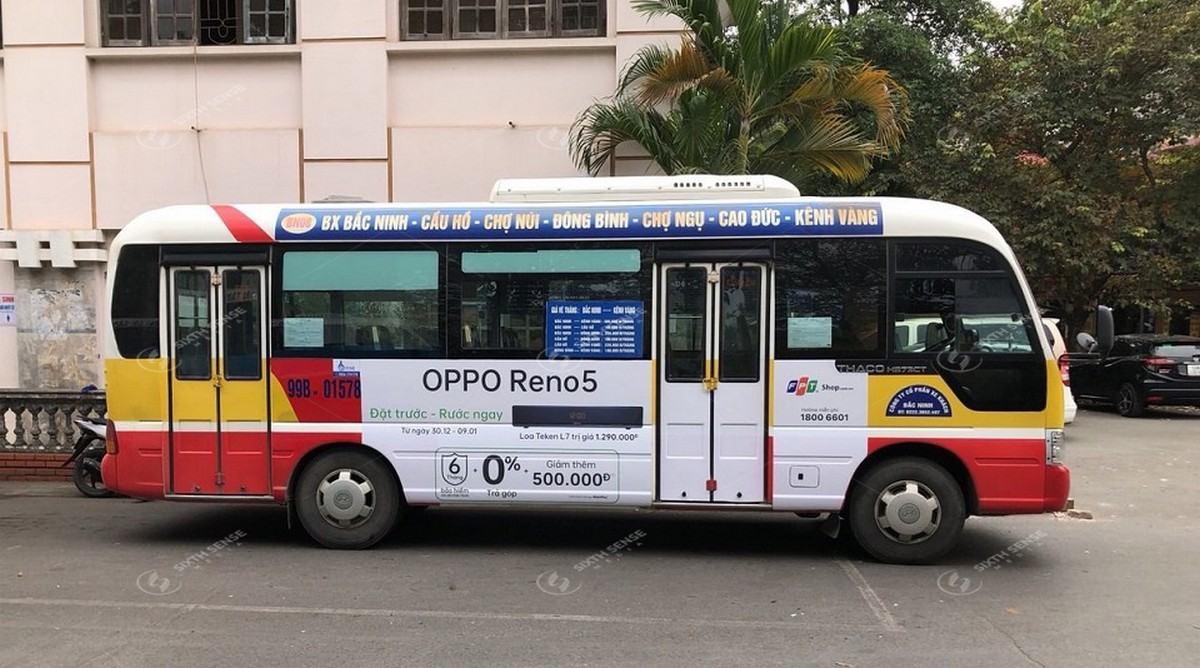 quảng cáo xe buýt ở bắc ninh