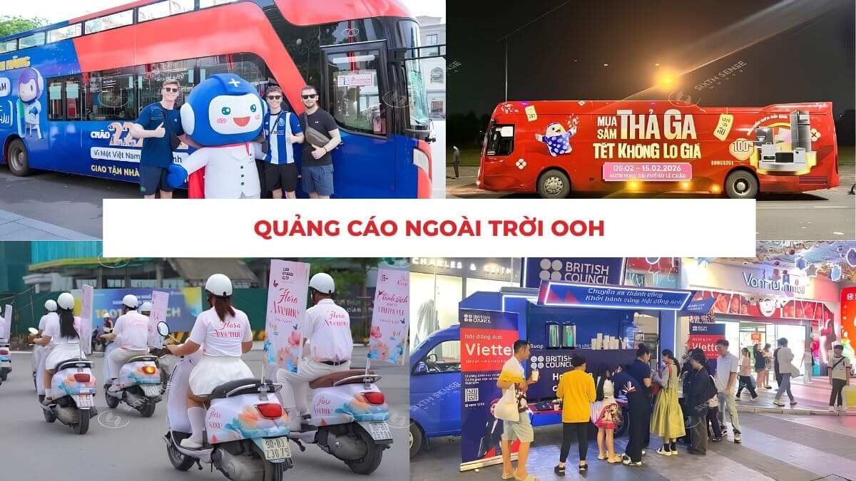 OOH Là Gì? Toàn Cảnh Quảng Cáo Ngoài Trời (Out Of Home Advertising)