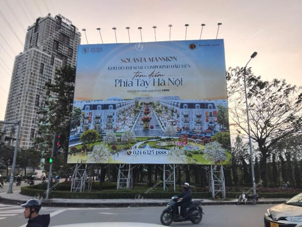 Thi công billboard quảng cáo cho Bất động sản Nam Cường