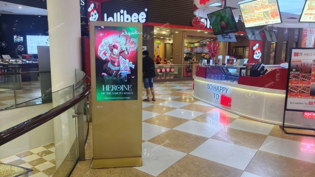 Dự án standee LCD quảng cáo mừng sinh nhật Haruno Sakura