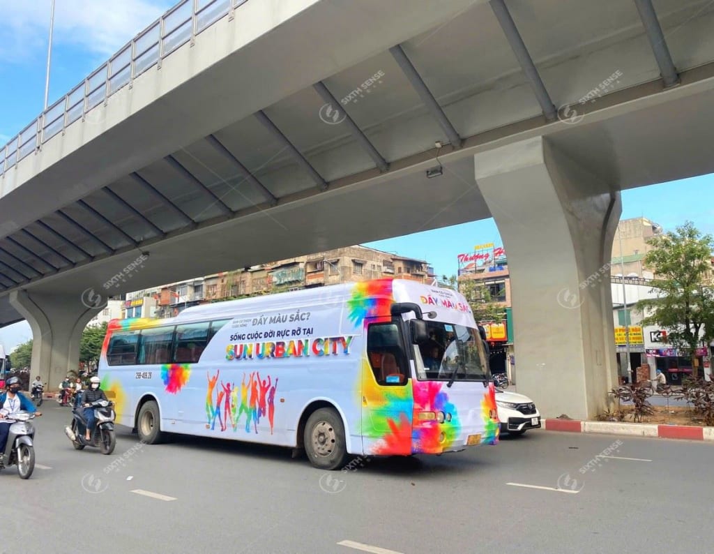 Luxury roadshow ô tô 45 chỗ ấn tượng giới thiệu về Sun Urban City