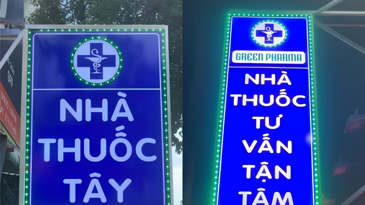 Các Loại Biển Quảng Cáo Hiệu Thuốc- Hộp Đèn Nhà Thuốc