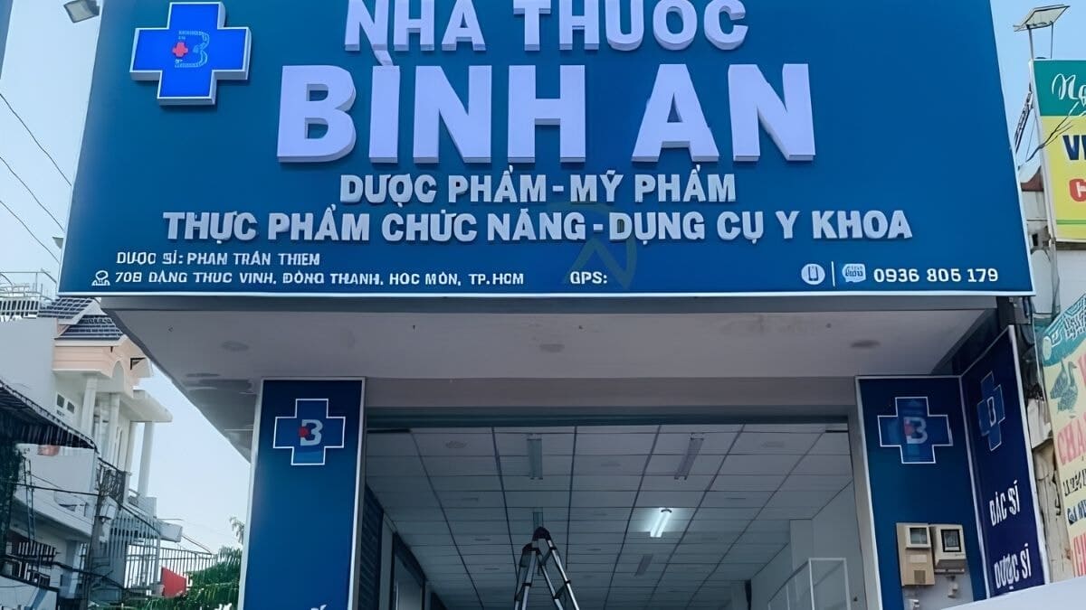 Mẫu Biển Quảng Cáo Nhà Thuốc- Mẫu Bảng Hiệu Alu - Mica