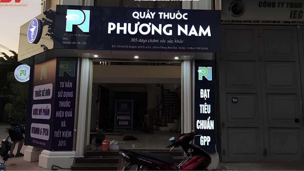 Mẫu Biển Quảng Cáo Nhà Thuốc- Mẫu Bảng Hiệu Alu - Mica 4