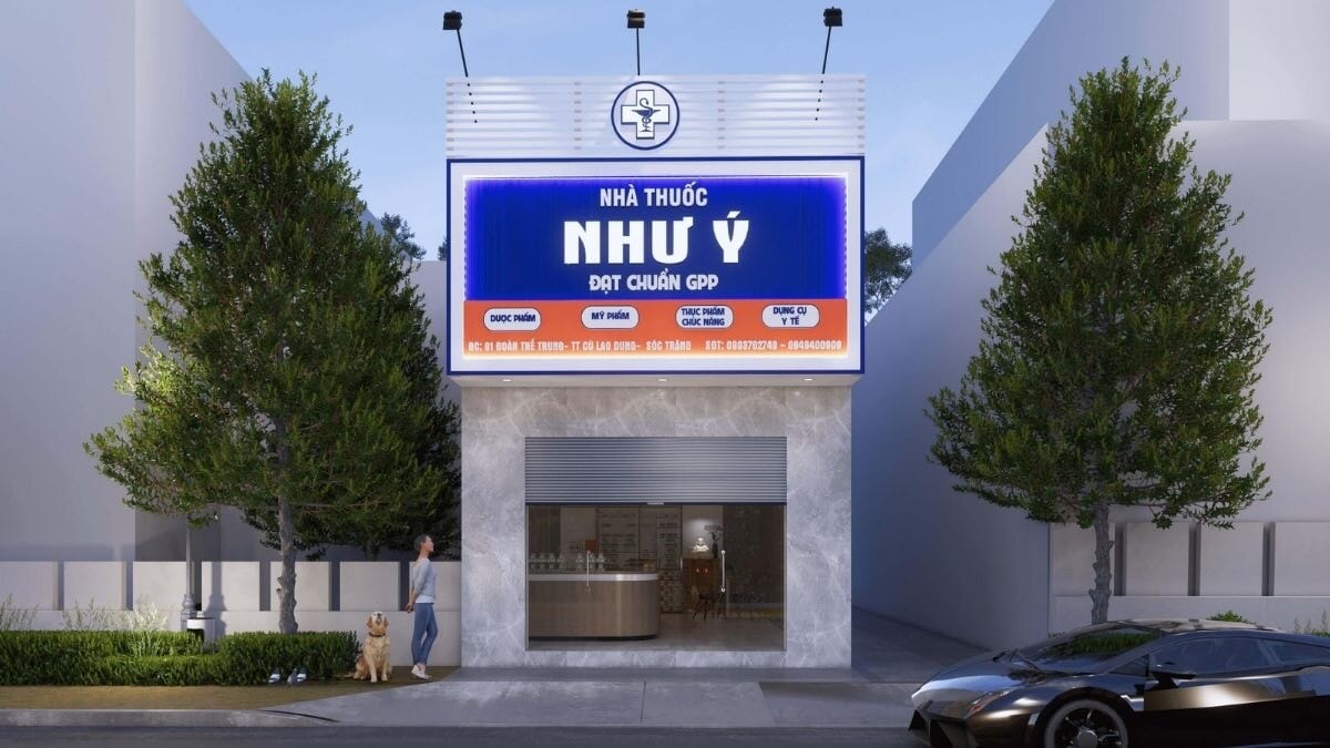 Mẫu Biển Quảng Cáo Nhà Thuốc Cao Cấp 1