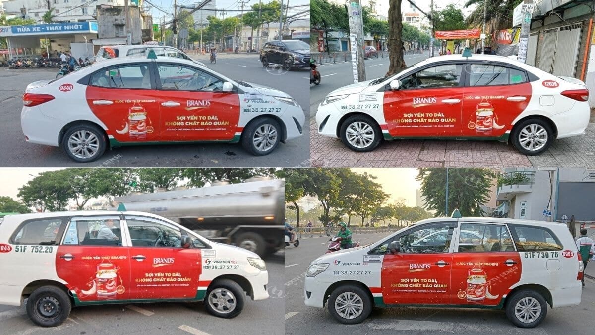 Dự Án Quảng Cáo Taxi Cho Nước Yến Brand’s
