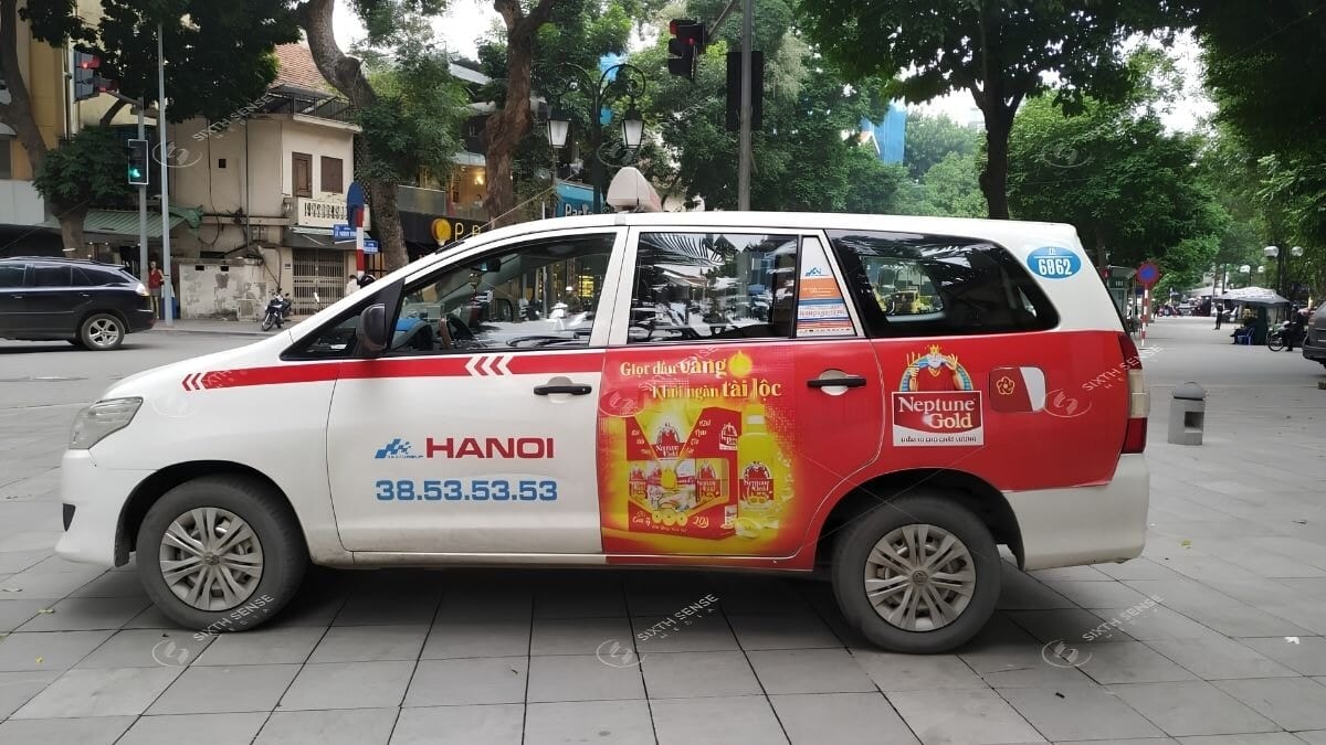 Báo Giá Dán Quảng Cáo Trên Taxi Giá Rẻ