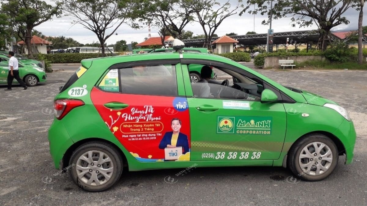 Bảng Giá Quảng Cáo Trên Xe Taxi Theo Hình Thức Quảng Cáo