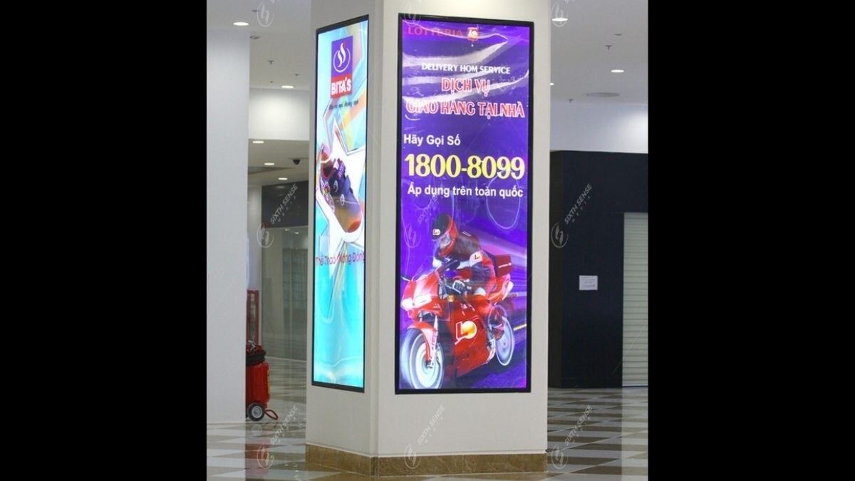 Hình Thức Quảng Cáo Tại Cửa Vào Và Khu Vực Sảnh Siêu Thị- Biển Hộp Đèn Lightbox
