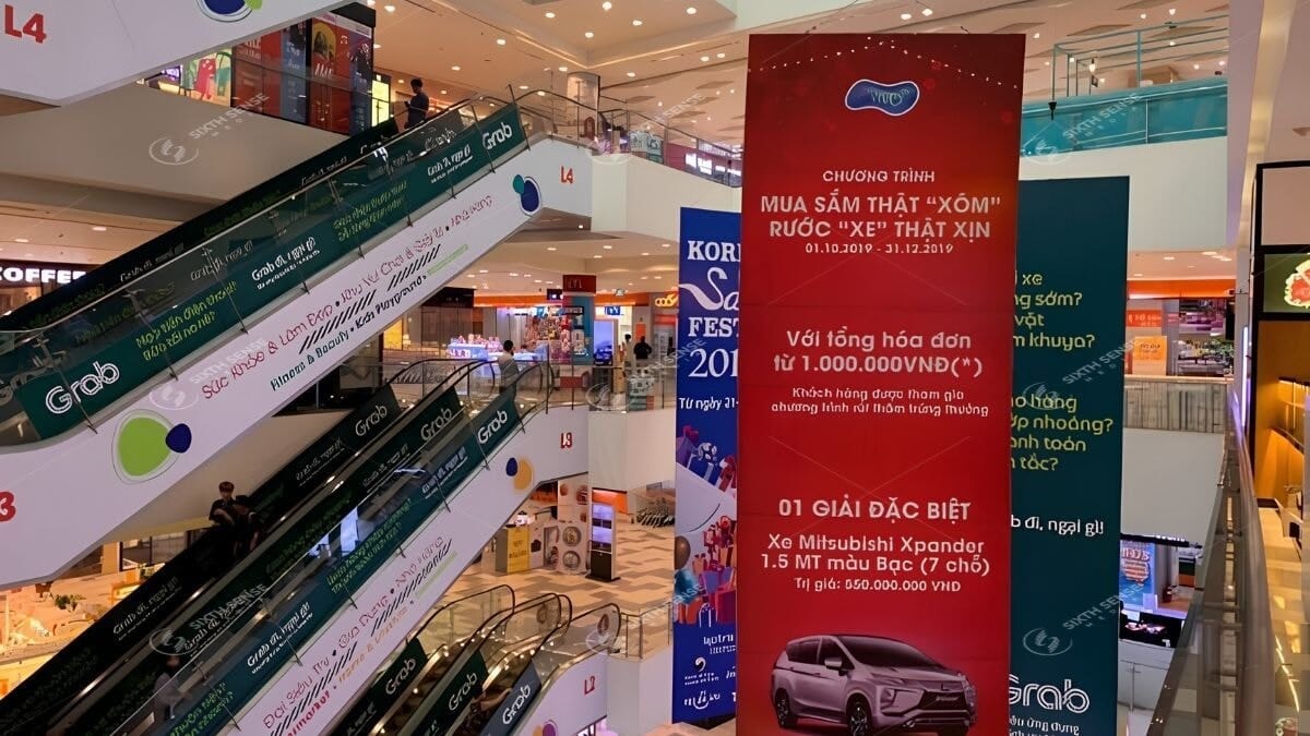 Hình Thức Quảng Cáo Trong Siêu Thị- Quảng Cáo Thông Tầng