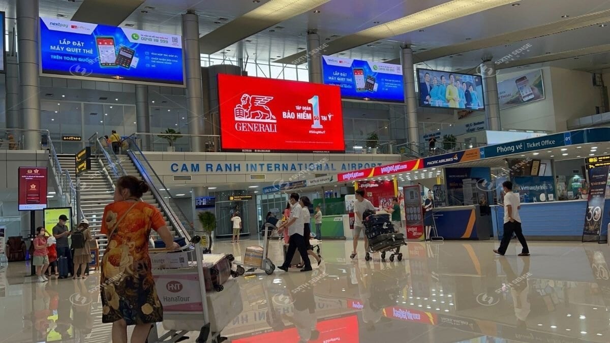 Quảng Cáo Màn Hình LED sân bay Cam Ranh