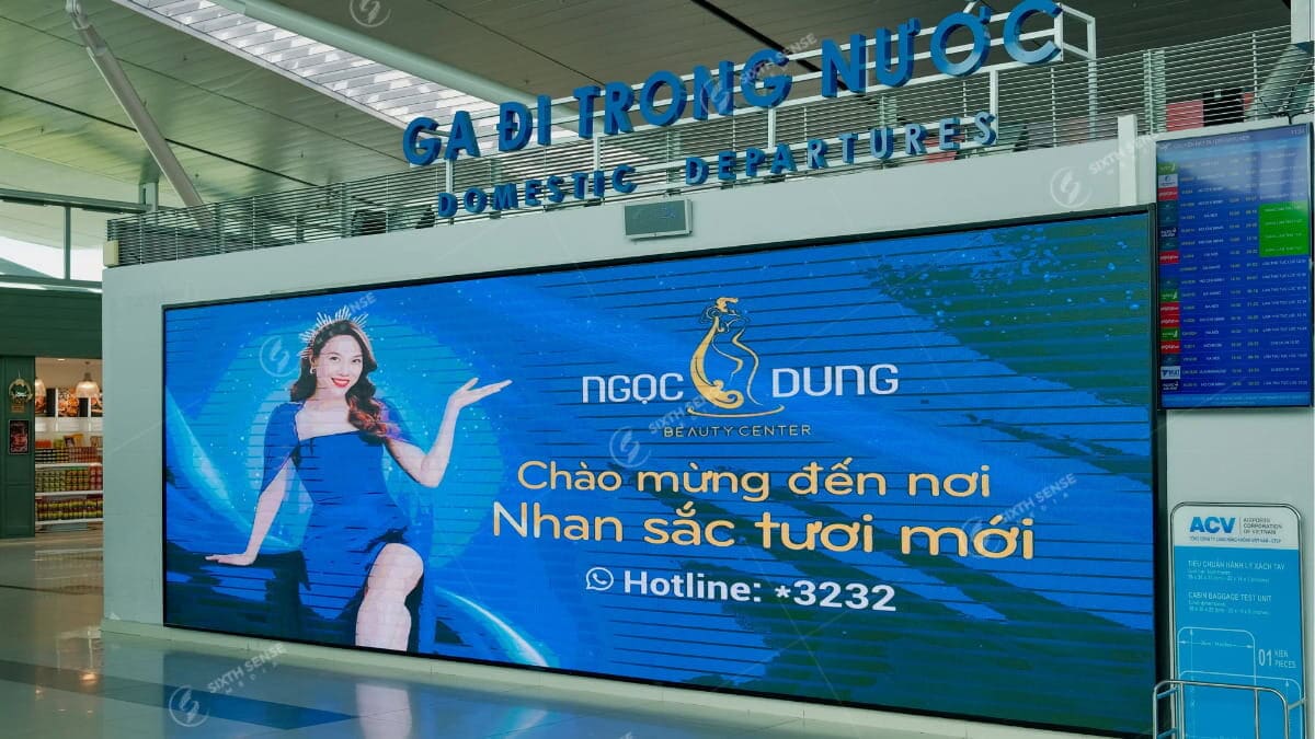 Hình Thức Quảng Cáo Tại Sân Bay Đà Nẵng- Biển Hộp Đèn Lightbox