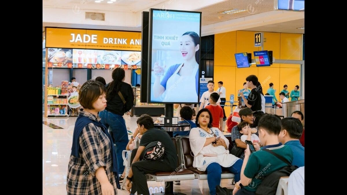 Quảng Cáo Tại Khu Vực Trạm Sạc sân bay Nội Bài