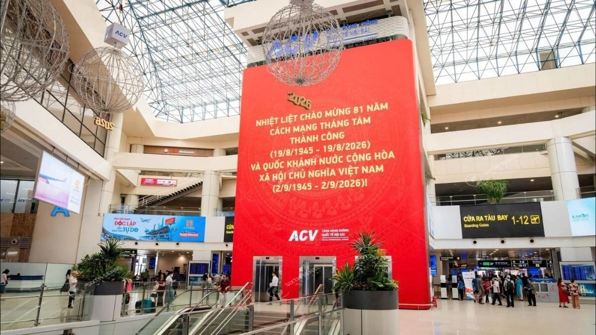 Những Vị Trí Quảng Cáo Đẹp Tại Sân Bay Nội Bài