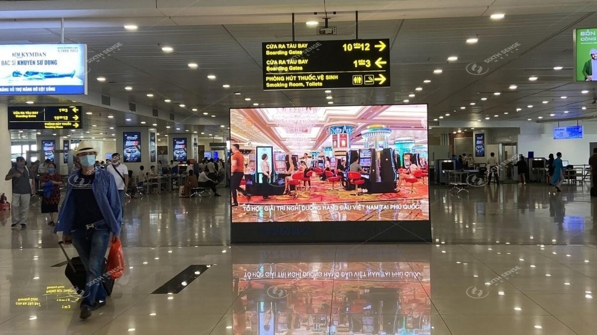 Quảng Cáo Màn Hình LED sân bay Nội Bài