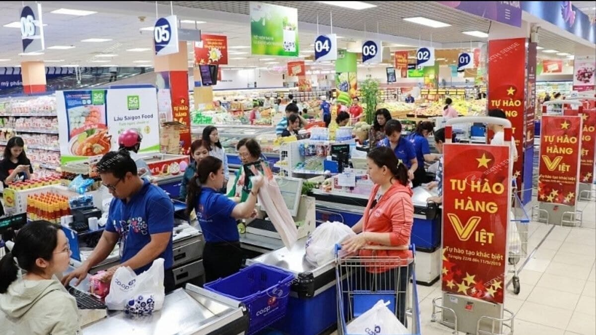 Quảng cáo cổng từ siêu thị Co.opmart