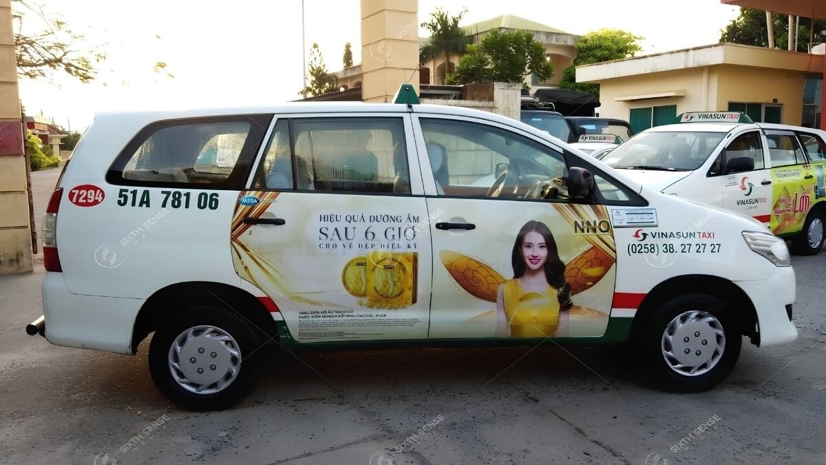 Các Hình Thức Quảng Cáo Trên Xe Taxi Tại Cần Thơ- Quảng Cáo Trên 4 Cánh Cửa
