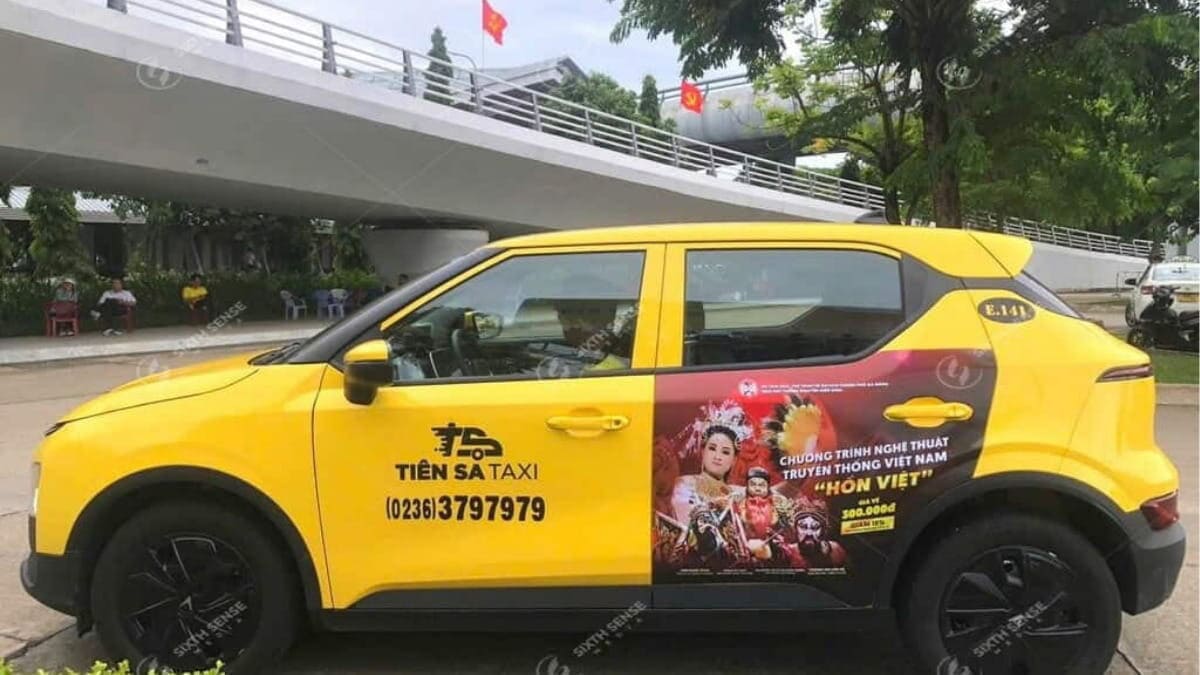 Dự Án Quảng Cáo Trên Taxi Tại Đà Nẵng Cho Chương Trình Nghệ Thuật "Hồn Việt" 3