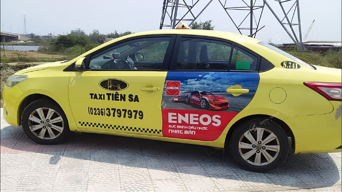 Các Hãng Taxi Có Thể Triển Khai Quảng Cáo Tại Đà Nẵng- Taxi Tiên Sa