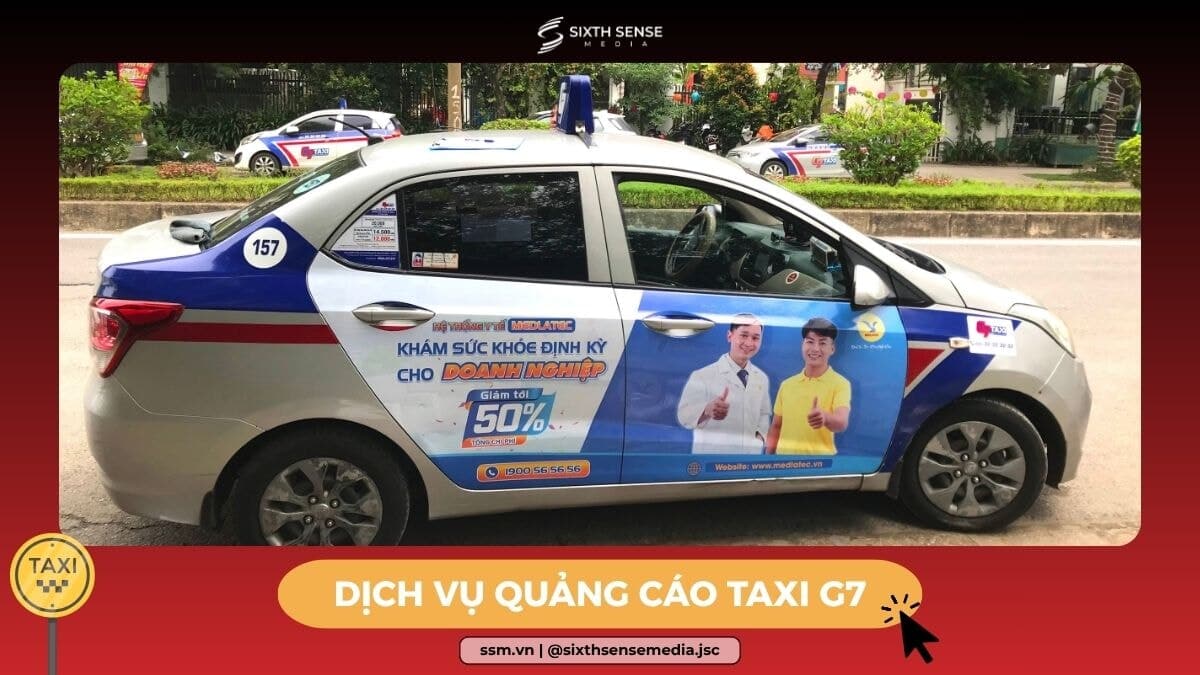 Advertising on G7 Taxis – Impressive Communication Across the Capital