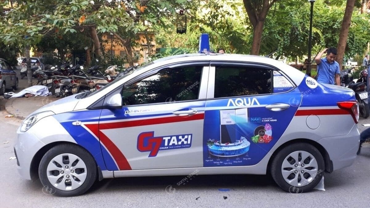 Thiết Kế Và Thi Công Quảng Cáo Taxi G7 Cần Lưu Ý Những Gì?