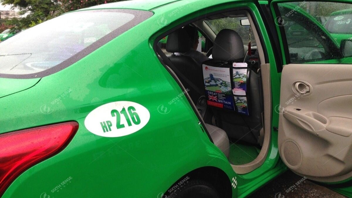 Các Hình Thức Quảng Cáo Trên Xe Taxi Tại Hải Phòng Phổ Biến