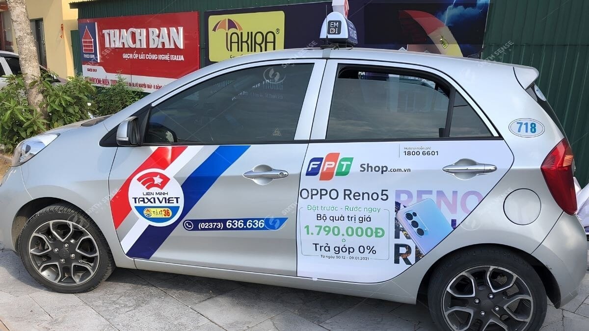 Các Hãng Taxi Có Thể Triển Khai Quảng Cáo Tại Thanh Hóa