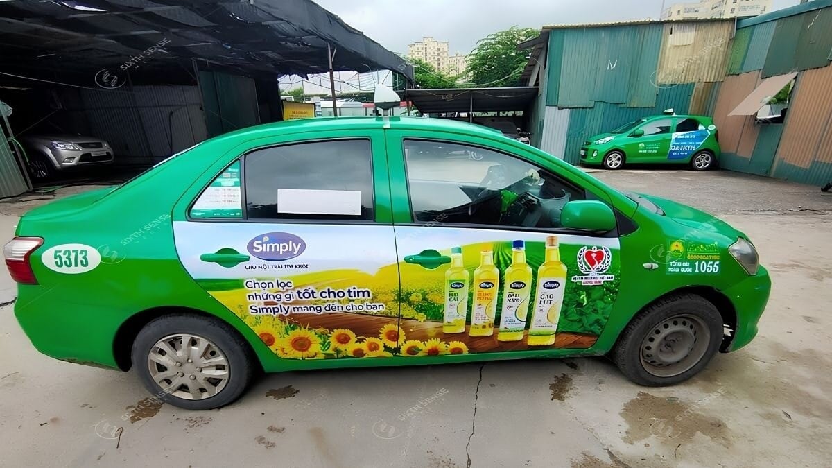 Các Hình Thức Quảng Cáo Trên Xe Taxi Tại Thanh Hóa
