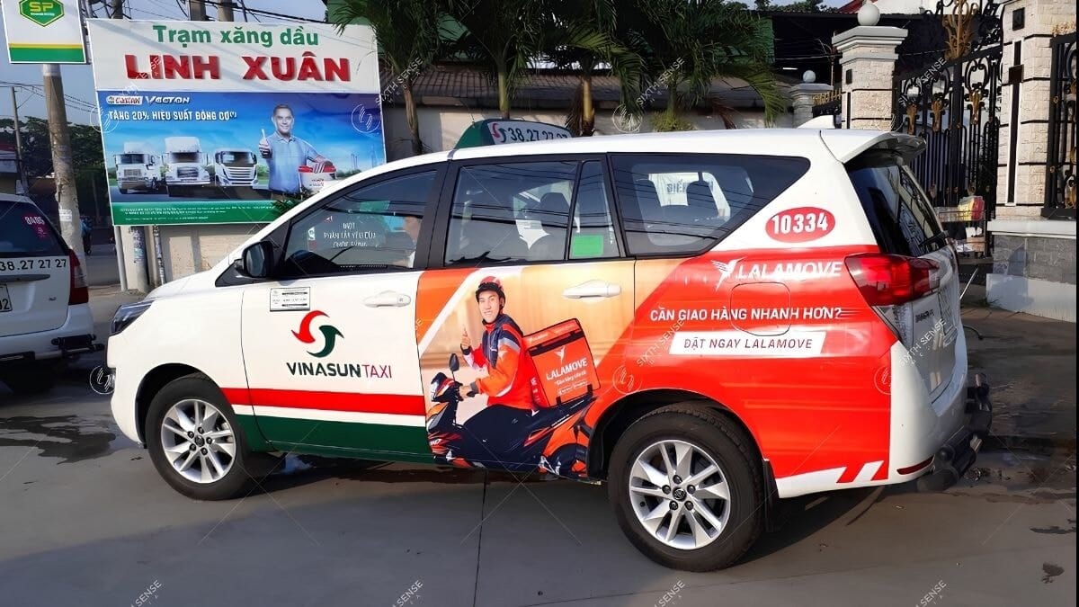 Dự Án Quảng Cáo Taxi Vinasun Cho Lalamove