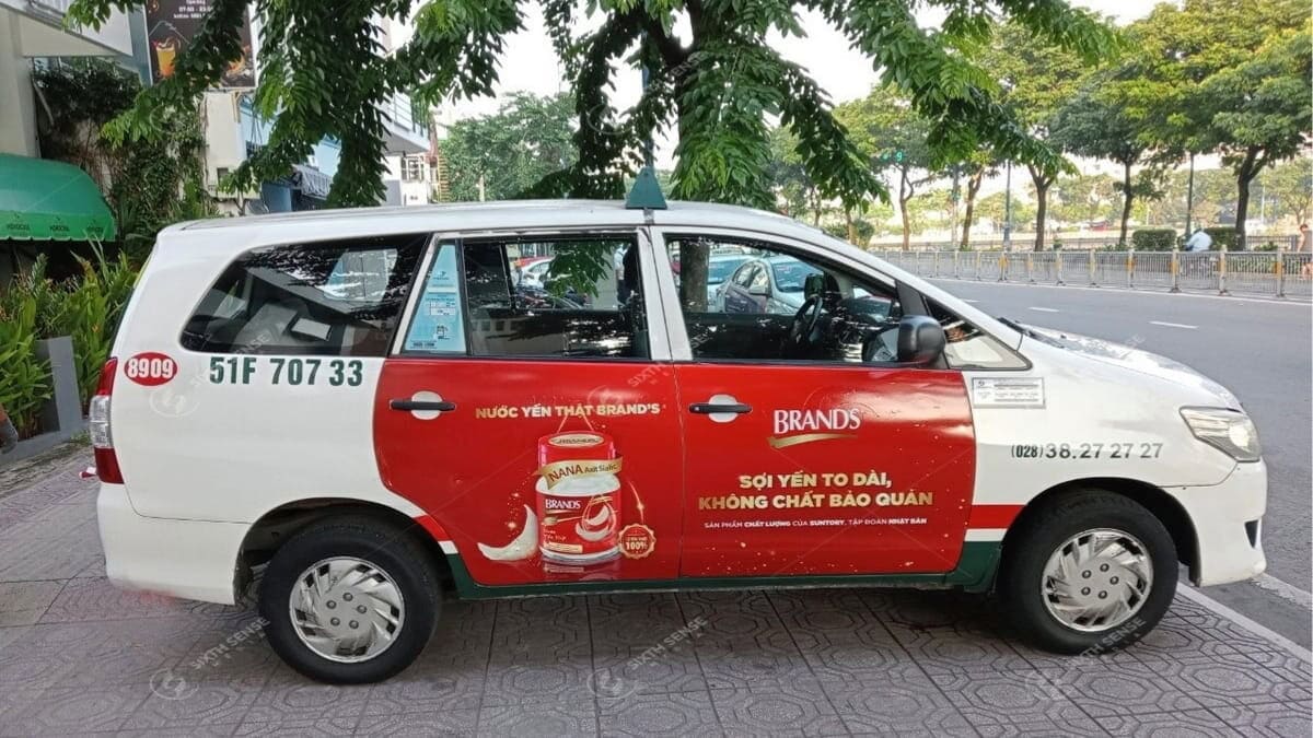 Dự Án Quảng Cáo Trên Xe Taxi Tại TP Hồ Chí Minh Cho Brand’s 2