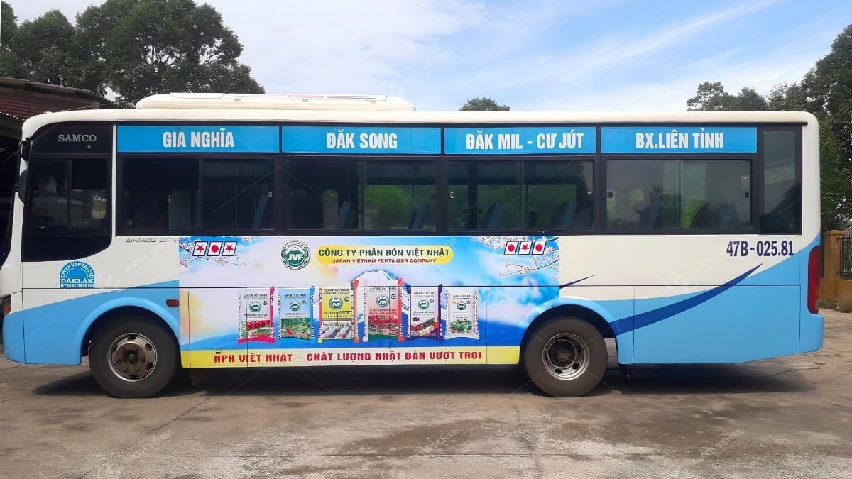 Các Hình Thức Quảng Cáo Xe Bus Đắk Lắk Phổ Biến