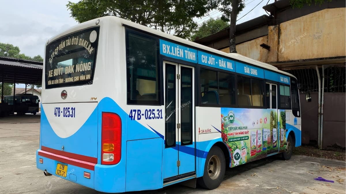 Case Study Quảng Cáo Xe Bus Đắk Lắk Thực Tế Do Sixth Sense Media Thực Hiện 2
