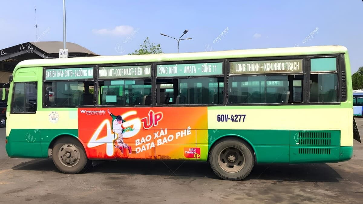 Các Hình Thức Quảng Cáo Xe Bus Đồng Nai Phổ Biến