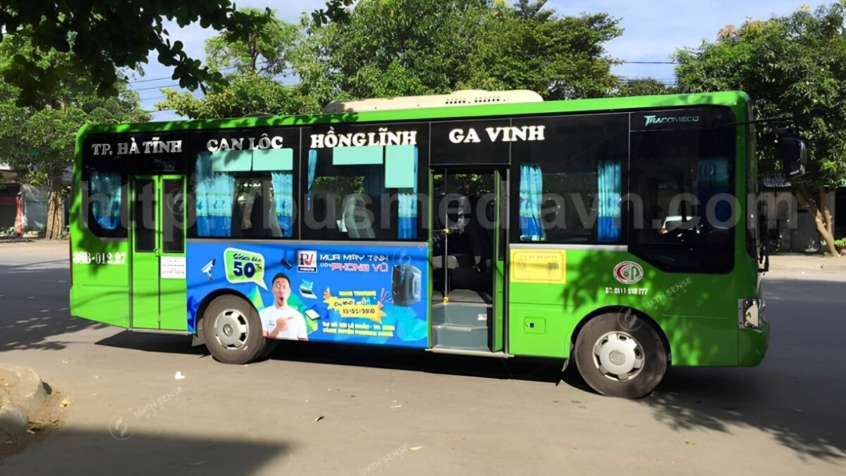 Các Hình Thức Quảng Cáo Xe Bus Hà Tĩnh 