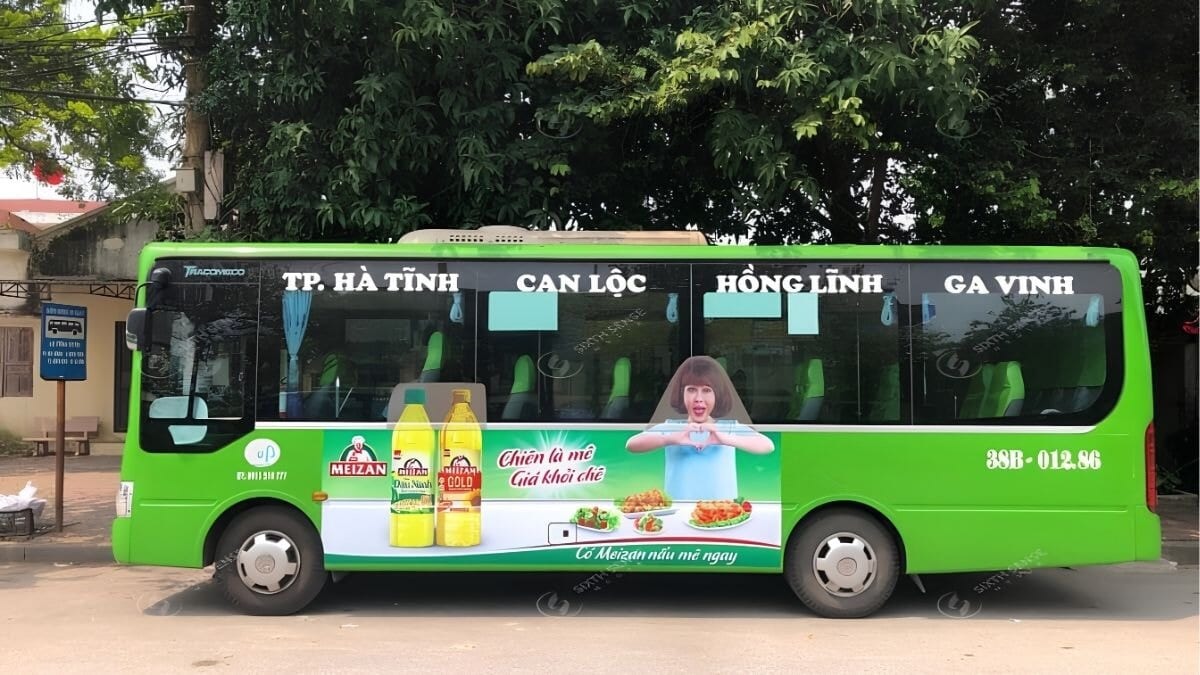 Hình Ảnh Và Dự Án Quảng Cáo Xe Bus Tại Hà Tĩnh Thực Tế 2