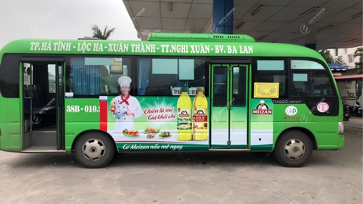 Hình Ảnh Và Dự Án Quảng Cáo Xe Bus Tại Hà Tĩnh Thực Tế 1 