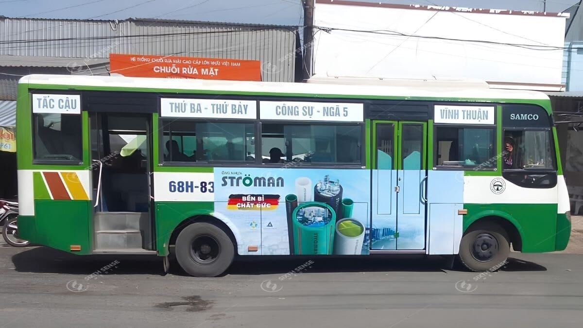 Các Hình Thức Quảng Cáo Xe Bus Kiên Giang