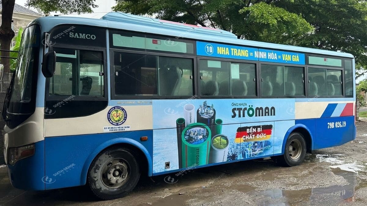 Các Hình Thức Quảng Cáo Trên Xe Bus Tại Nha Trang Phổ Biến