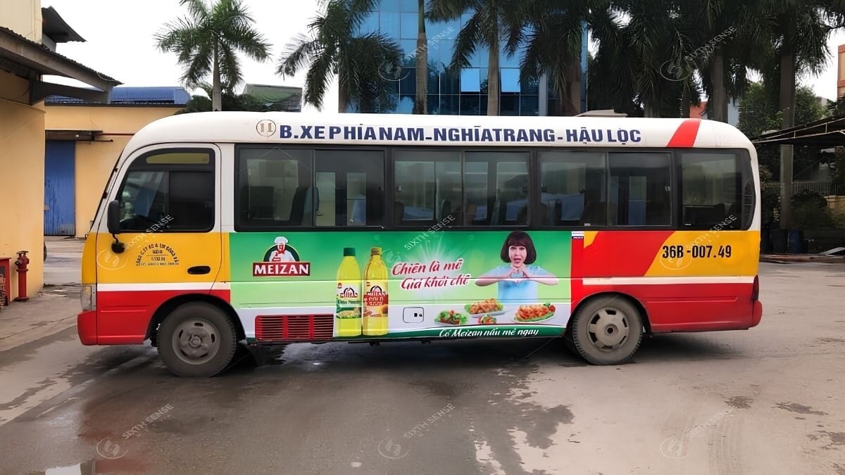 Các Hình Thức Quảng Cáo Xe Bus Tại Thanh Hóa- Quảng Cáo Trên Thân Xe Bus